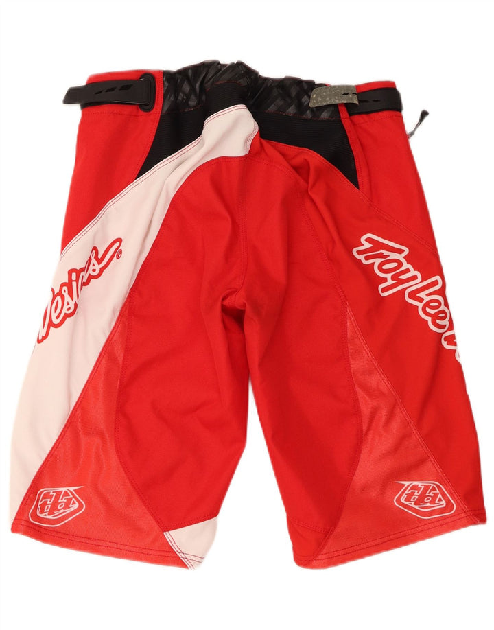 Troy Lee Designs Herre Motorstyle Grafiske Shorts Medium W32 Rød Colourblock