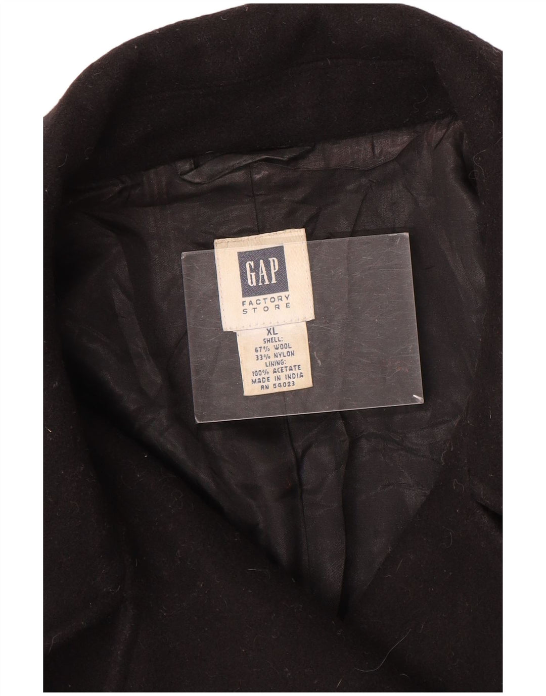 Gap Womens Pea Coat UK 18 XL Sort Uld