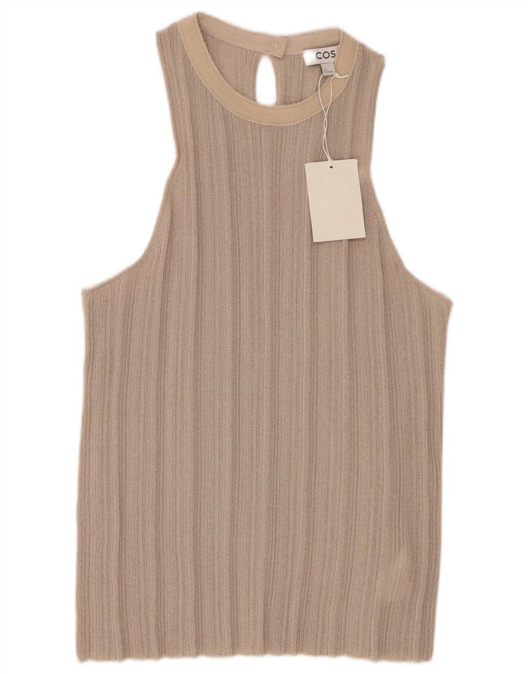 Cos Damevest Top UK 16 Large Grey Acetate
