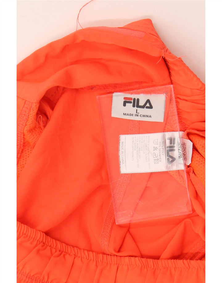 FILA Sportshorts til mænd Large Orange Polyester
