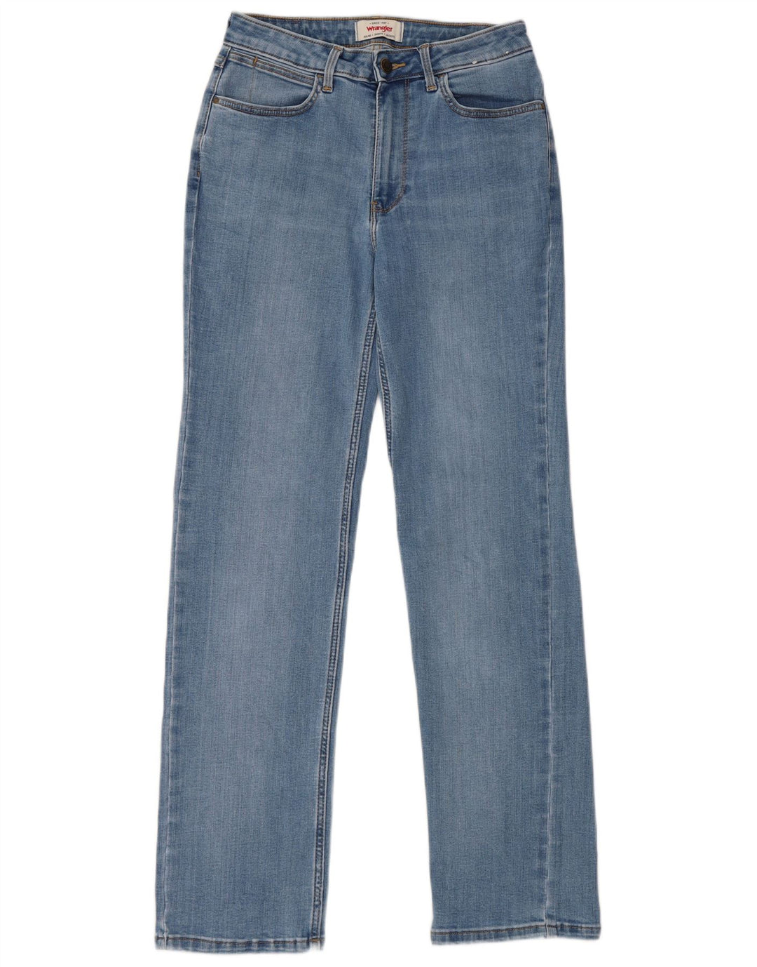 Wrangler lige jeans til kvinder W27 L32 blå bomuld