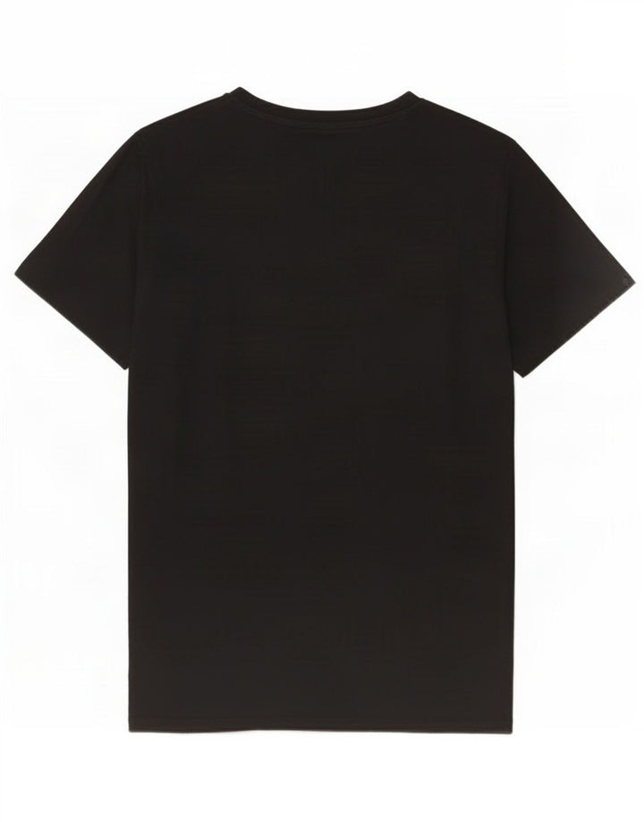 Lee Herre grafisk T-shirt top lille sort bomuld