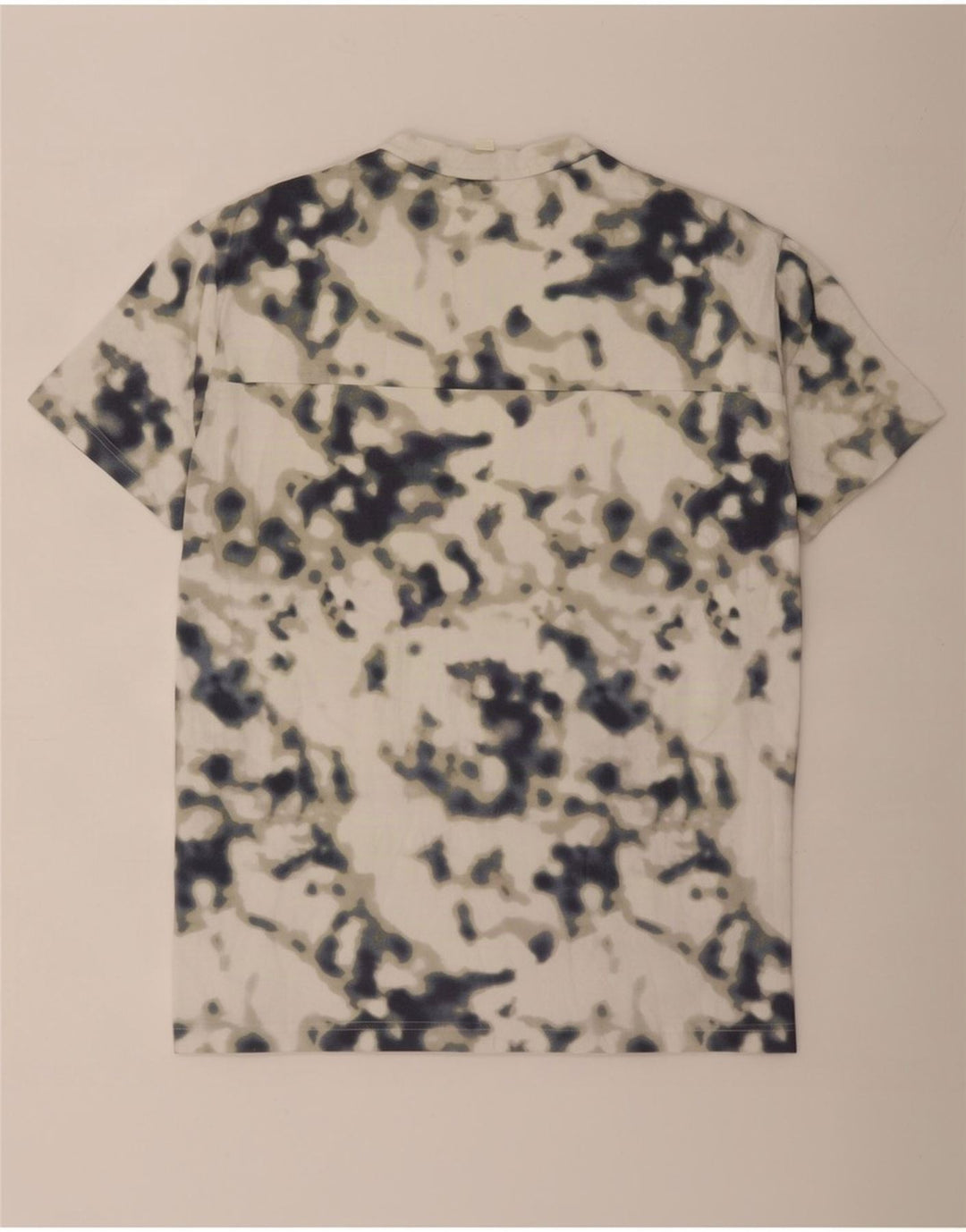 Cos Herre T-Shirt Top Medium Flerfarvet Tie Dye Bomuld