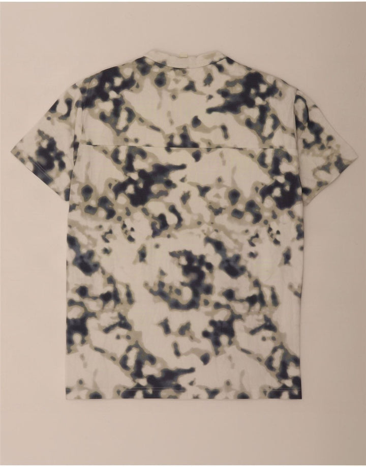 Cos Herre T-Shirt Top Medium Flerfarvet Tie Dye Bomuld