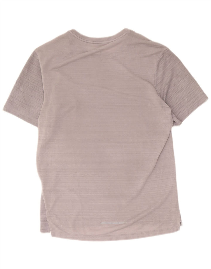 Nike Herre Dri Fit T-shirt Top Lille grå Flecked Polyester