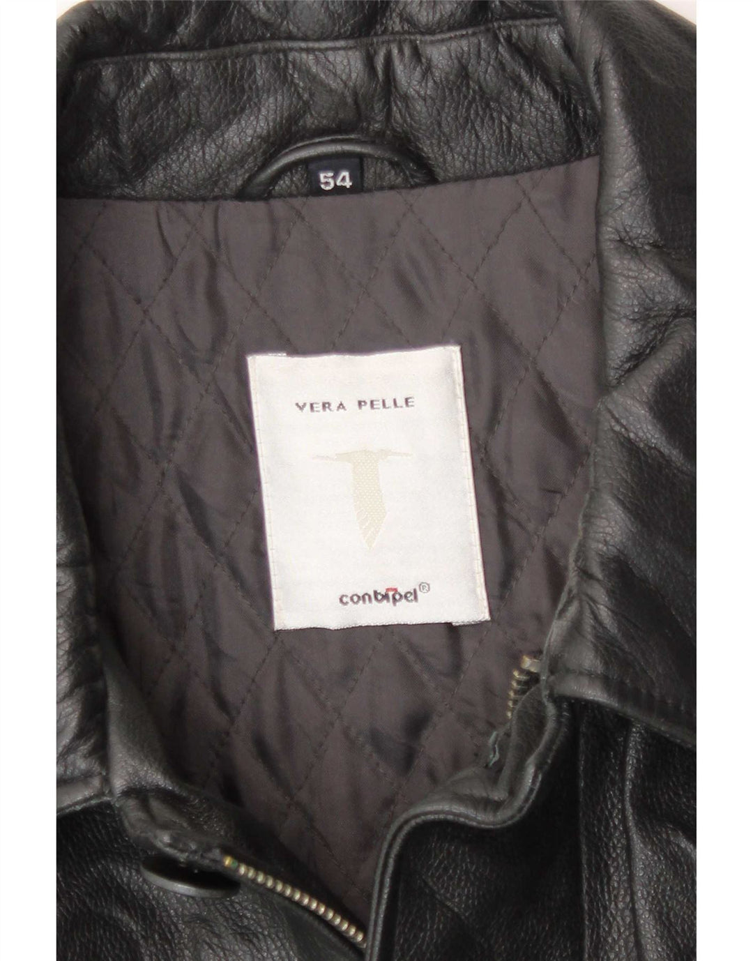 Conbipel Herre Læderjakke IT 54 XL Sort