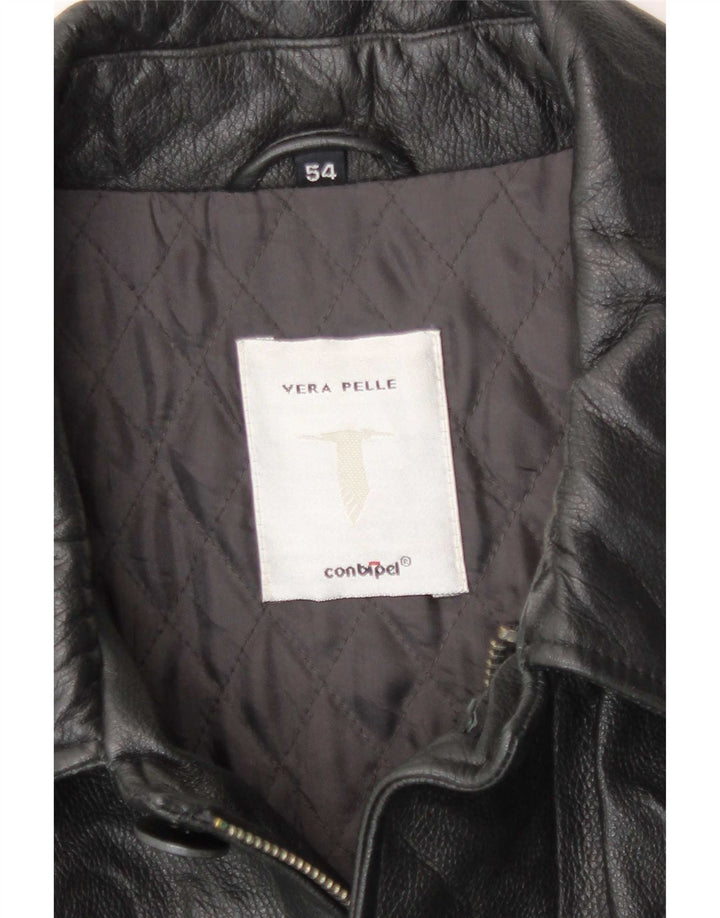 Conbipel Herre Læderjakke IT 54 XL Sort