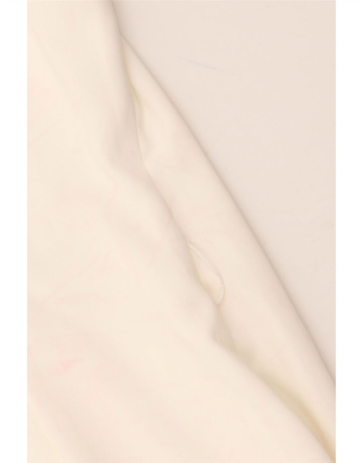 DKNY Womens Sleeveless Sheath Dress US 12 Large Off White Polyester