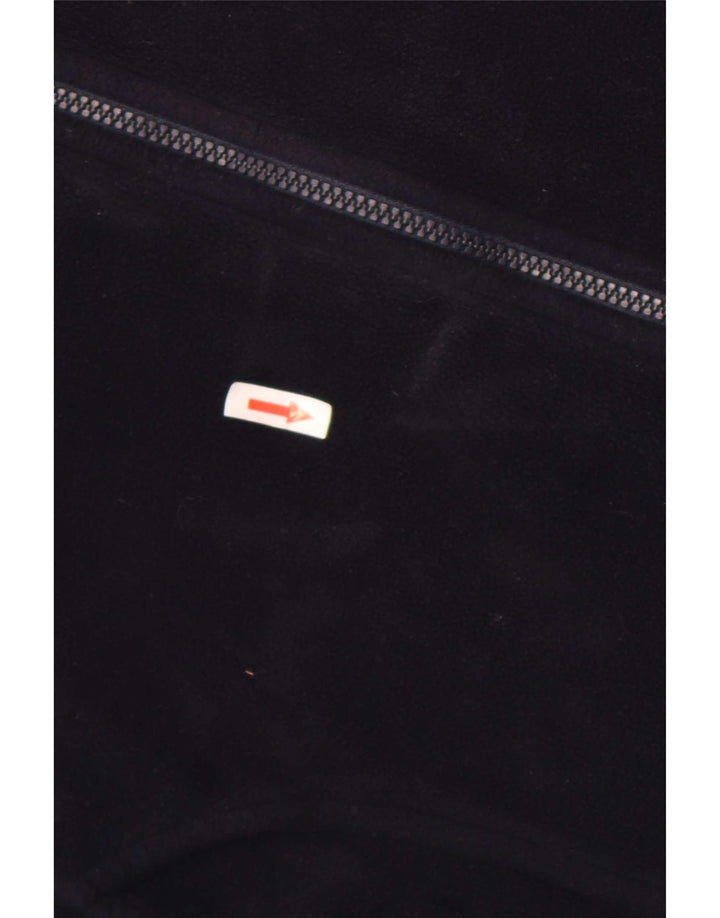 Marks & Spencer Fleecejakke til mænd UK 36 Small Navy Blue Colourblock
