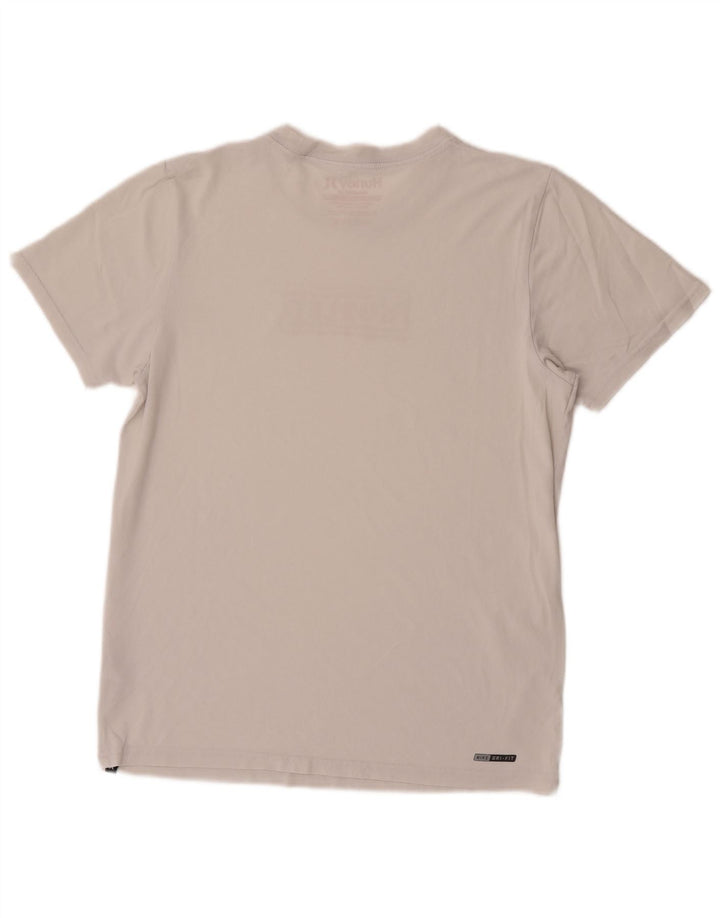 Hurley Herre Premium Fit Grafisk T-shirt Top Medium Hvid Bomuld