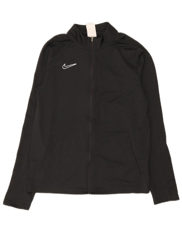 Nike drenge Dri Fit Regular træningsdragt topjakke 13-14 år XL Black Sports