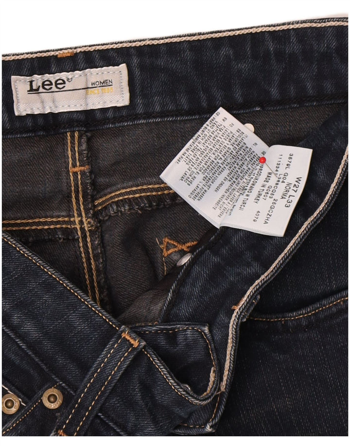 Lee Kvinder Norma Slim Jeans W27 L33 Marineblå Bomuld