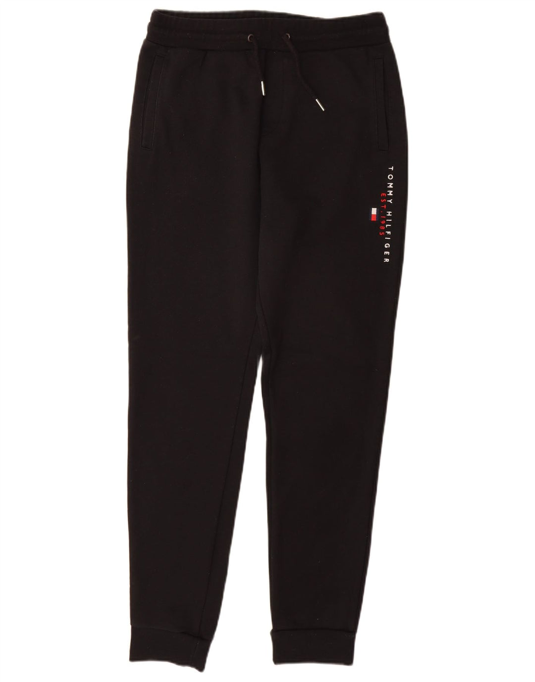 TOMMY HILFIGER Træningsdragt til kvinder Joggers UK 14 Large Black