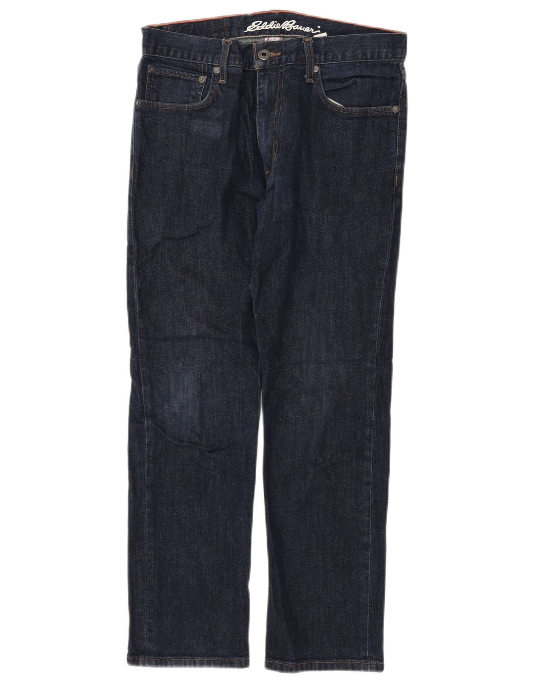 EDDIE BAUER Straight jeans til mænd W30 L27 Marineblå bomuld