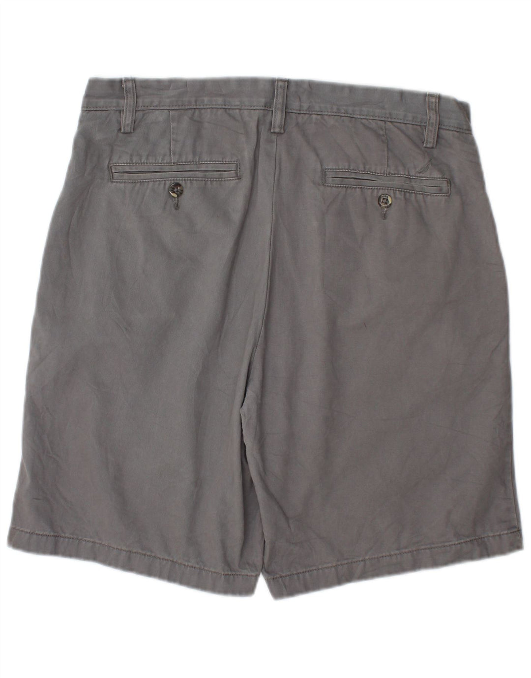 Nautica Chino Shorts til mænd W32 mellemgrå bomuld