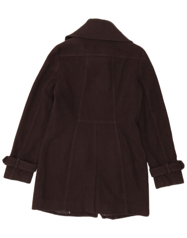 Esprit Womens Pea Coat UK 10 Small Brun Uld