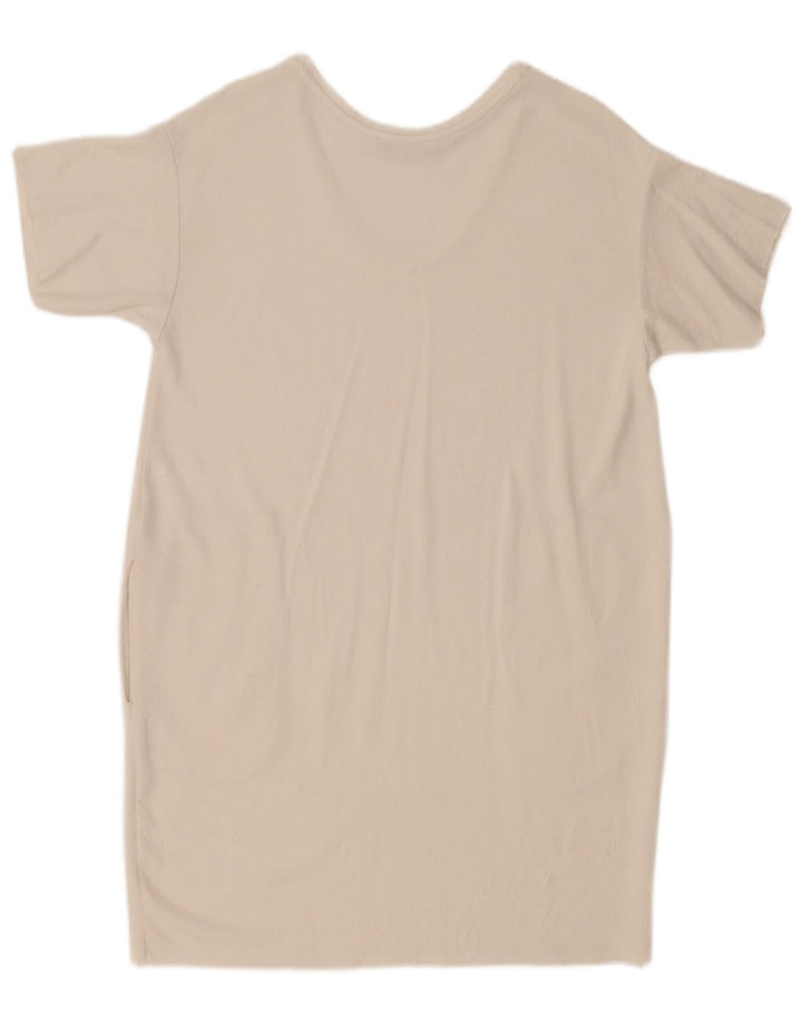 Zara Dame Oversized T-Shirt Dress UK 10 Small White