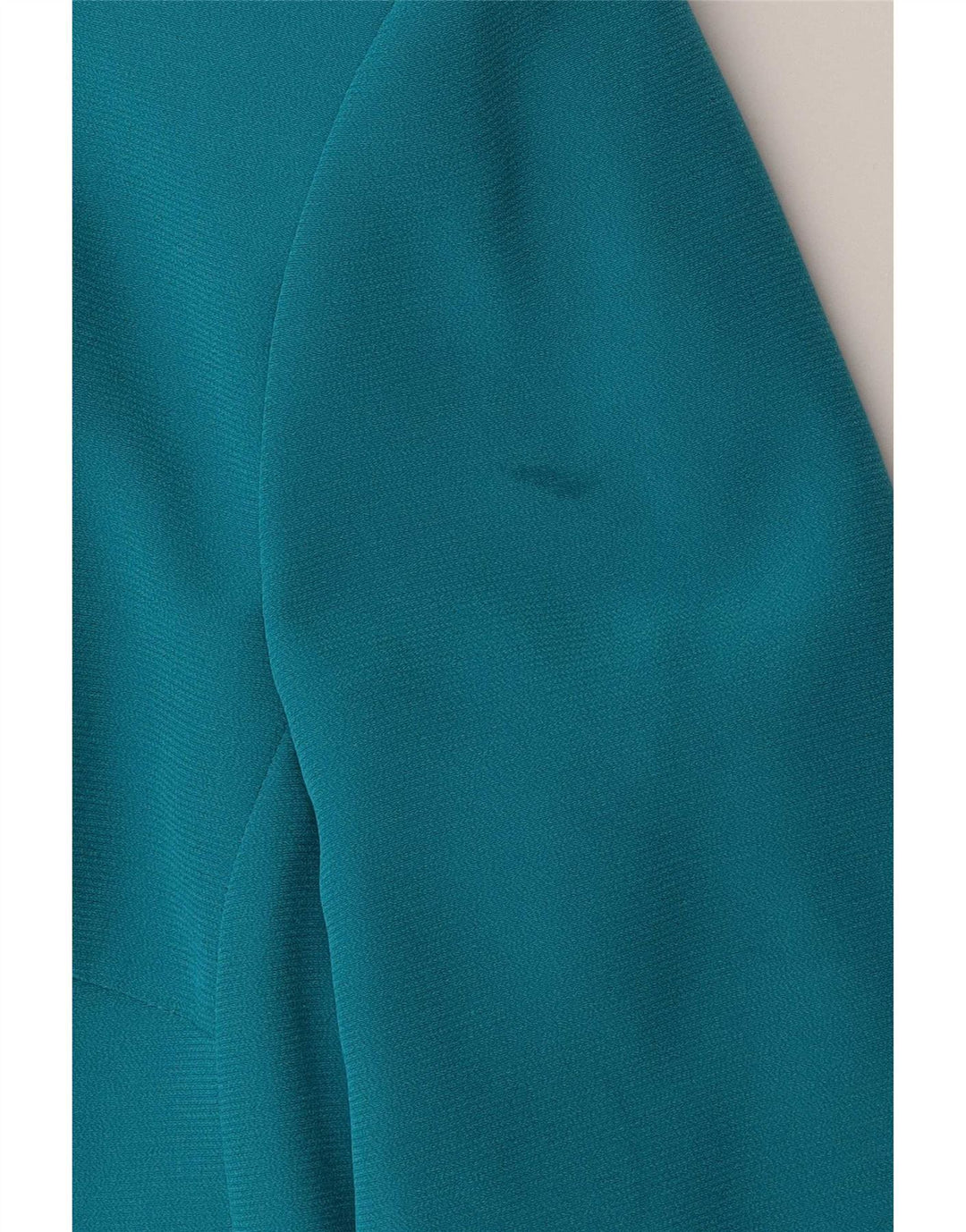 Vintage Dame Crop Blazer Jacket UK 12 Medium Blue