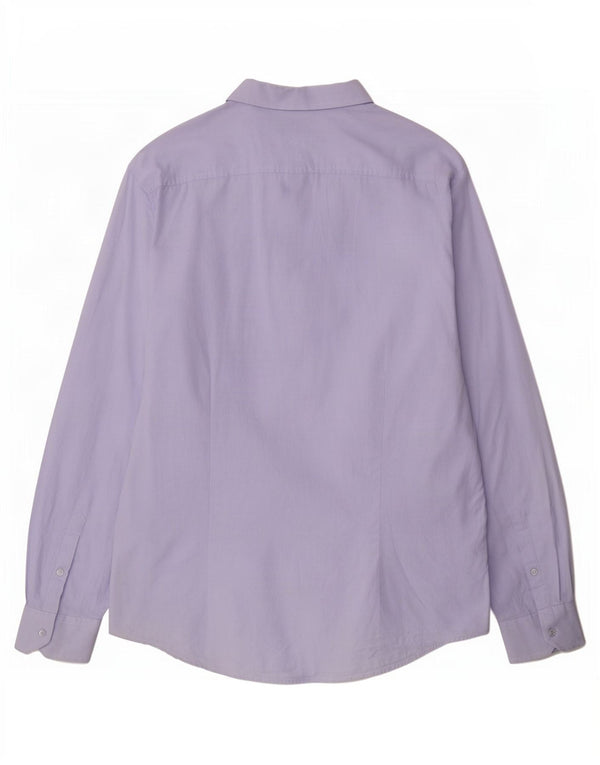 Dacks herre Slim Fit skjorte 2XL blå bomuld