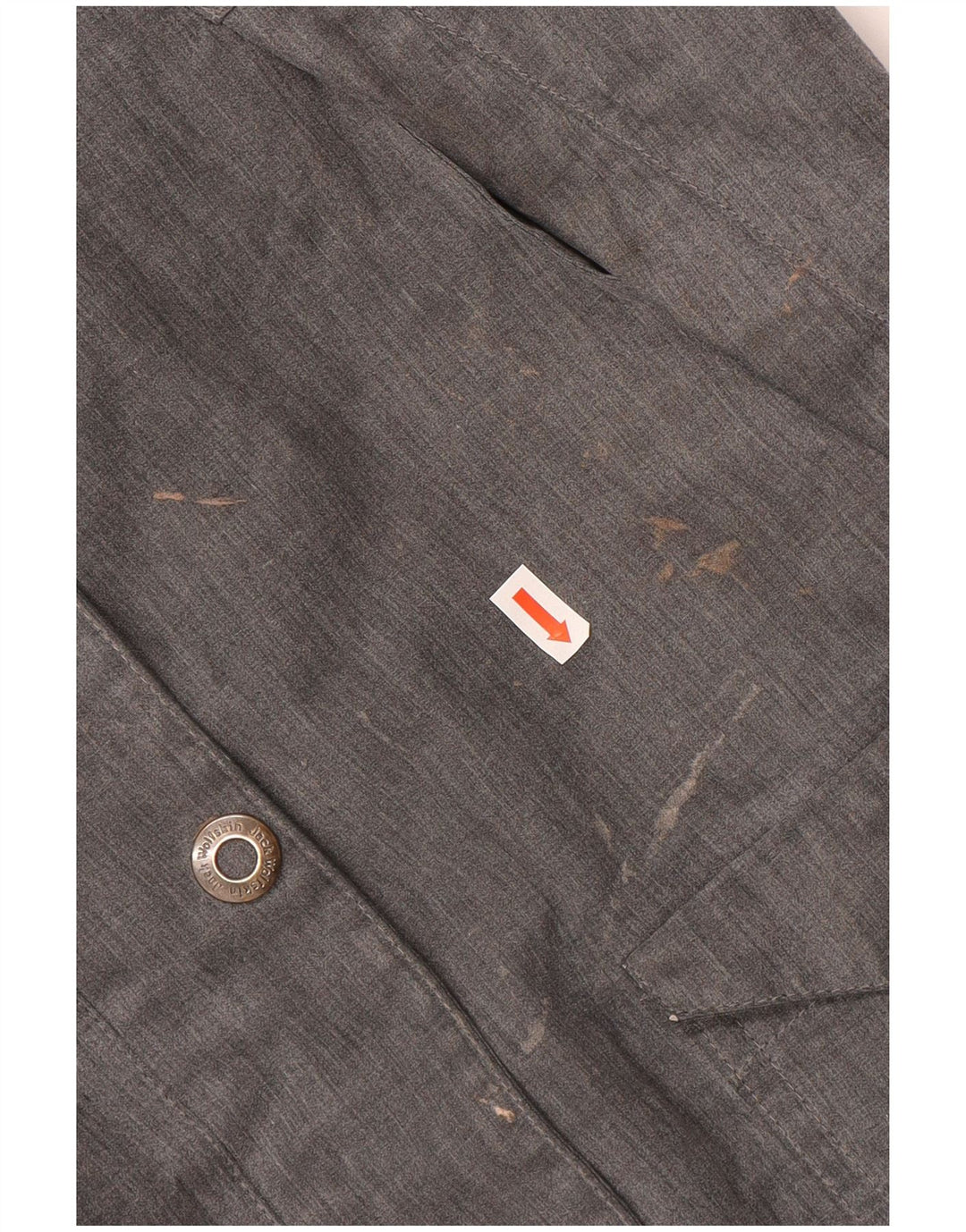 JACK WOLFSKIN Parkajakke med hætte til kvinder UK 10 Lille grå polyester