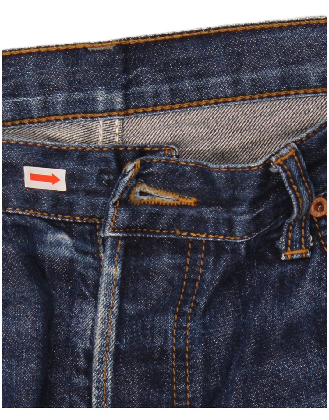 Levi's Herre 501 lige jeans W36 L32 blå bomuld