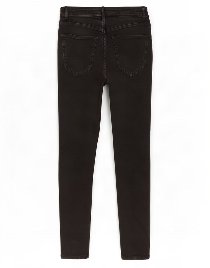 Zara Dame Slim Jeans EU 40 Medium W30 L27 Sort
