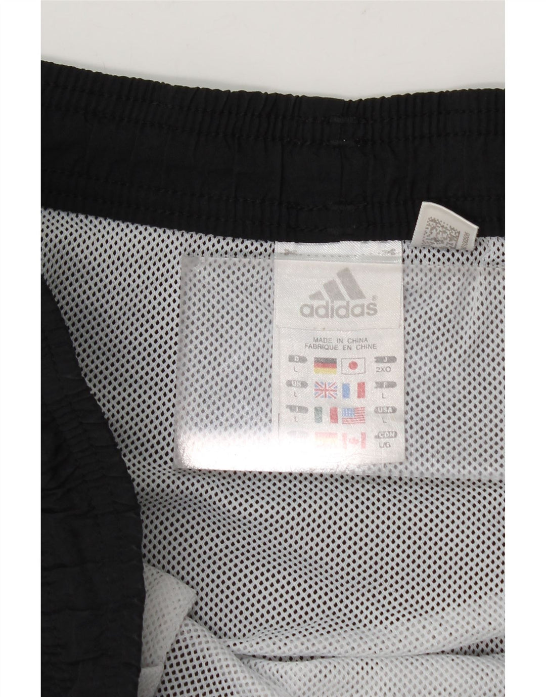 Adidas Sportshorts til mænd, store sorte polyamid