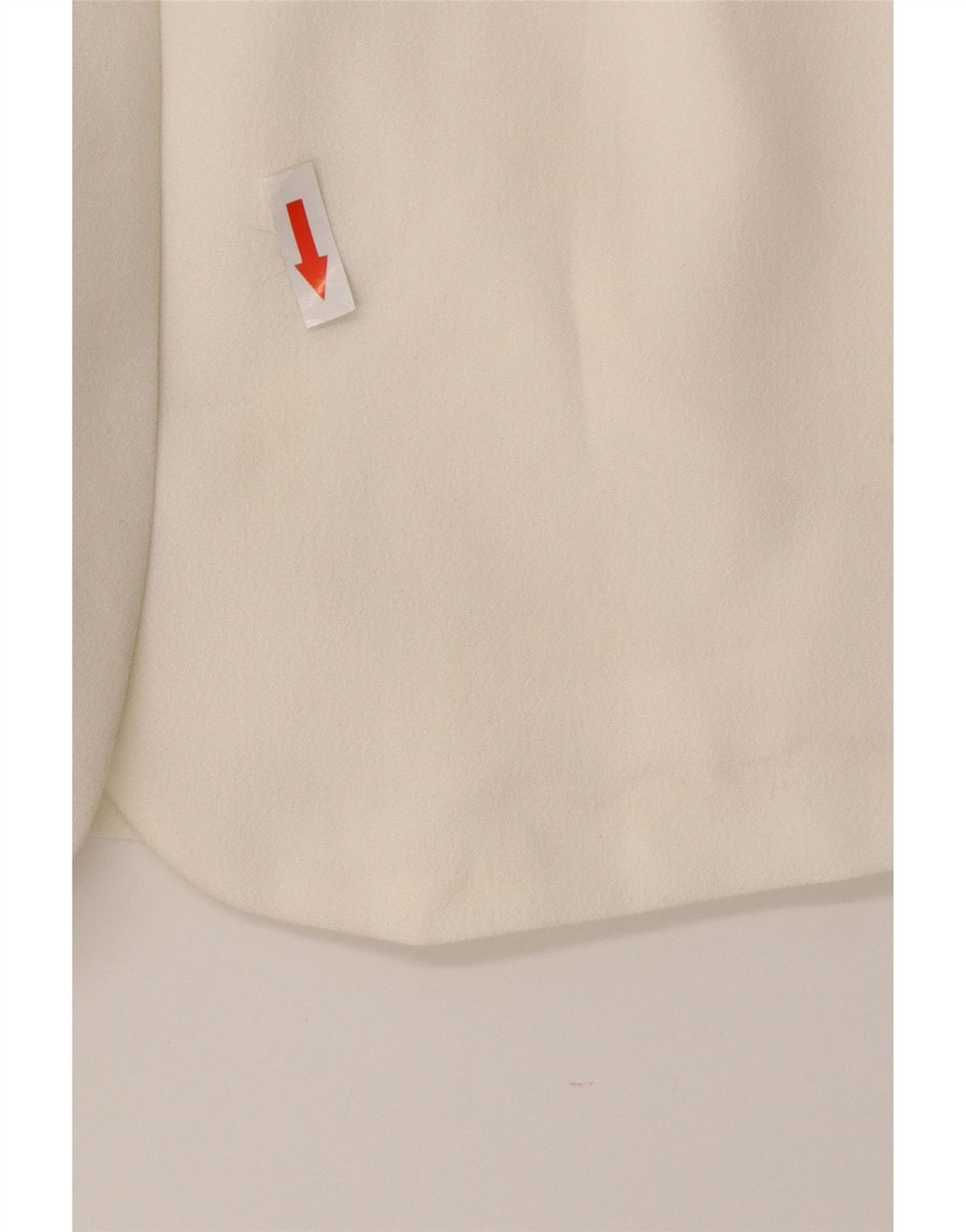 Wit Boy Dame 3 Button Blazer Jacket UK 10 Small Off White Polyester