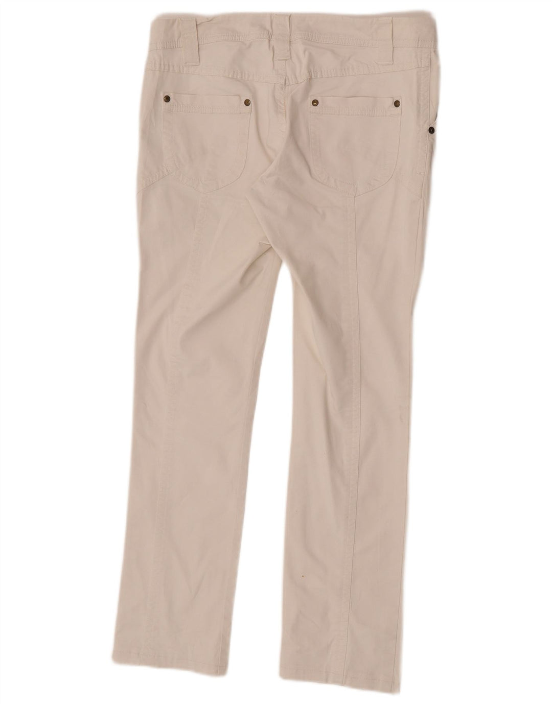 Massimo Dutti Dame Slim Chino Bukser W32 L29 Hvid