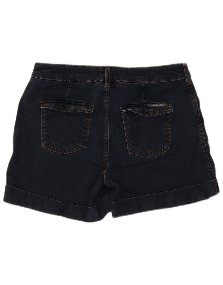 White Stuff Dame denim Shorts UK 12 Medium W30 Navy Blue Bomuld