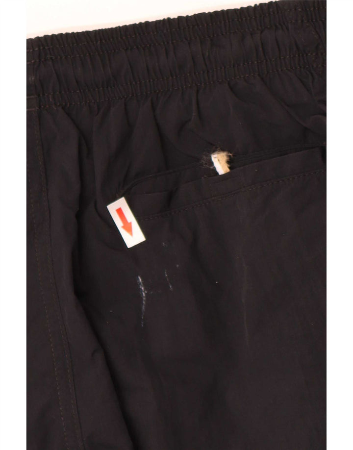 Hugo Boss Herre grafiske svømmeshorts Medium Sort Polyamid