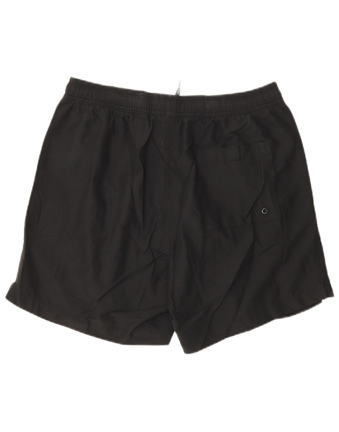 CALVIN KLEIN Grafiske badeshorts til mænd Medium Sort Polyester