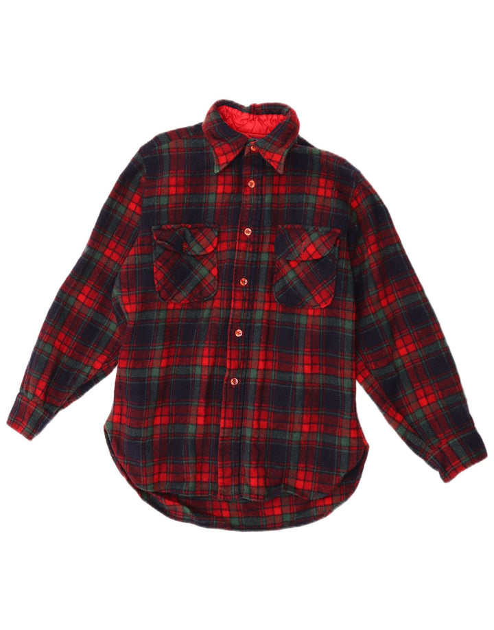Pendleton Boys Flanellskjorte 10-11 år Medium Navyblå Plaid Uld