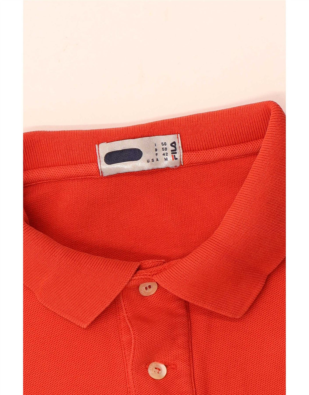 Fila Polo Shirt til mænd IT 50 Medium Orange
