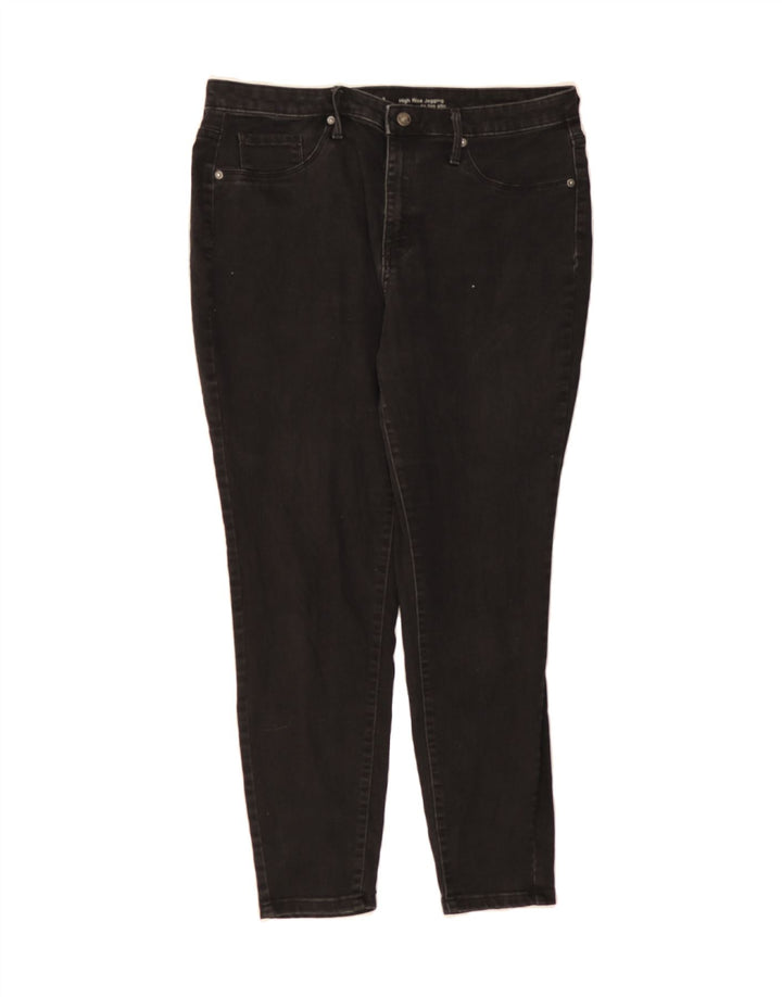 MOSSIMO Womens High Rise Jegging Jeans US 14 Large W36 L28 Grey Cotton Vintage Mossimo and Second-Hand Mossimo from Messina Hembry 