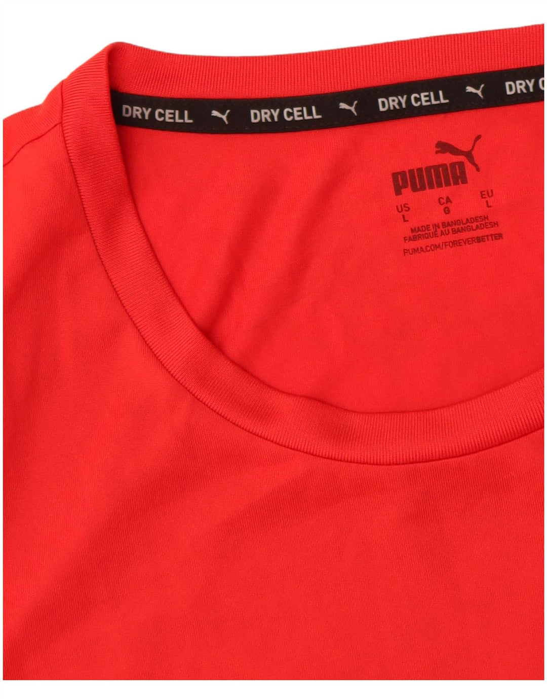 Puma Herre T-Shirt Top Stor Rød Polyester