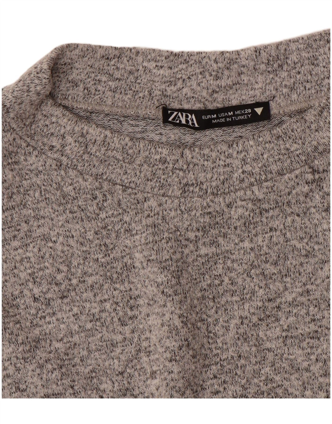 Zara Dametrøjetrøje med rund hals DK 12 Medium Grå