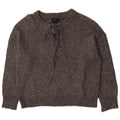 Zara Dame Oversized Crew Neck sweater UK 14 Medium Grey
