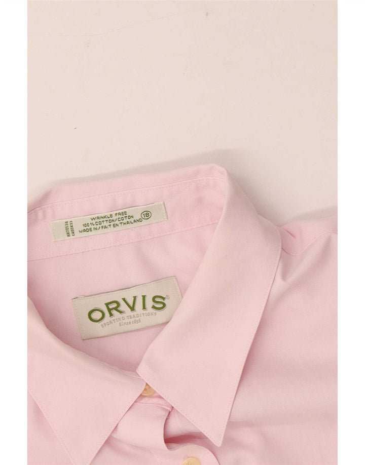 Orvis Dameskjorte US 18 2XL Pink Bomuld