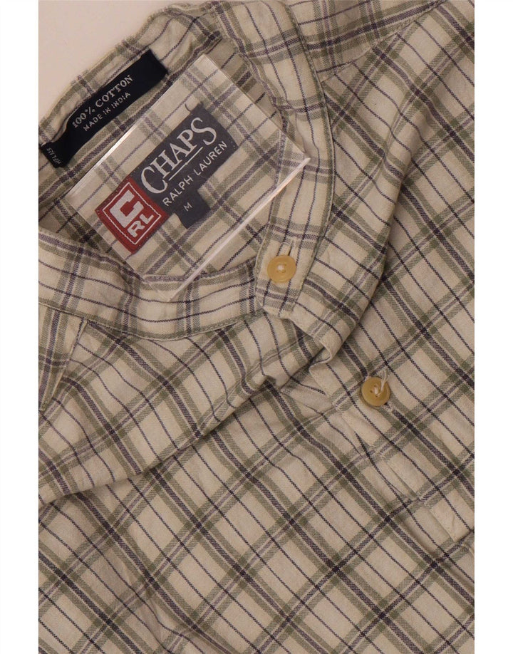 Chaps Ralph Lauren Herreskjorte Medium Khaki Ternet Bomuld