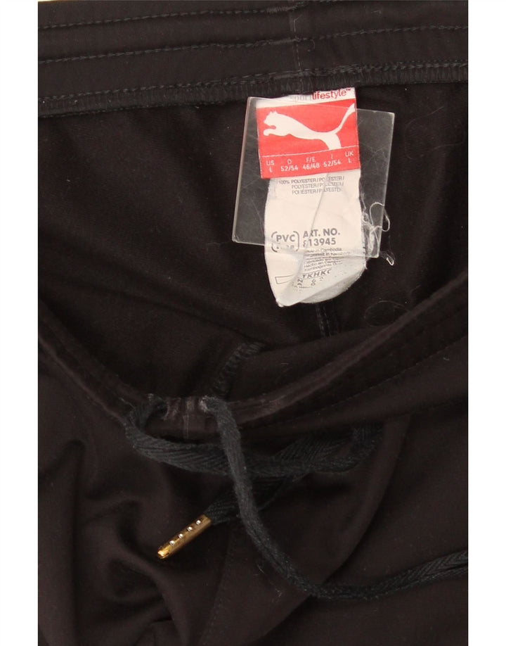 Puma Træningsdragt bukser til mænd Large Black Colourblock Polyester