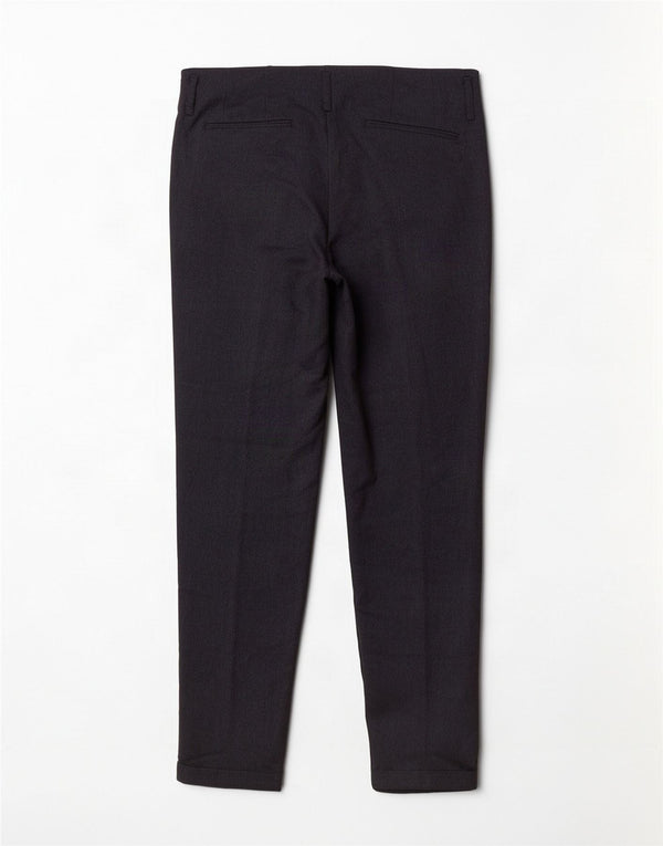 Zara lige chinosbukser til kvinder Small W26 L28 Marineblå polyester