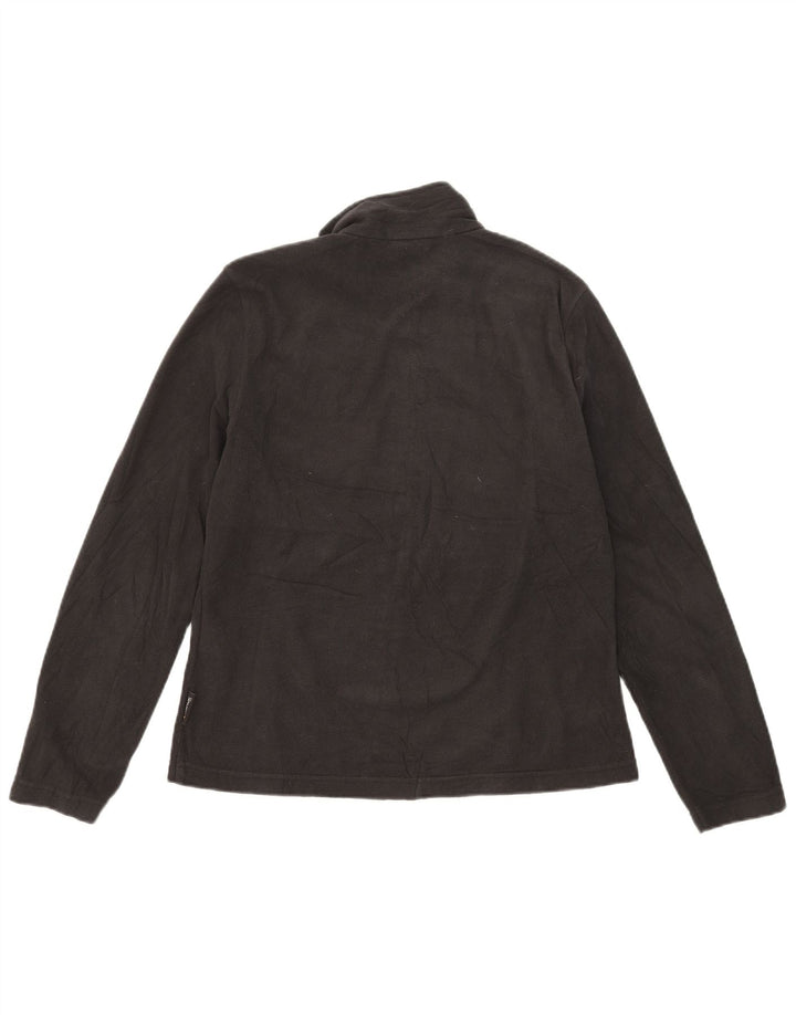 Jack Wolfskin Fleecejakke til kvinder UK 14/16 Stor sort polyester