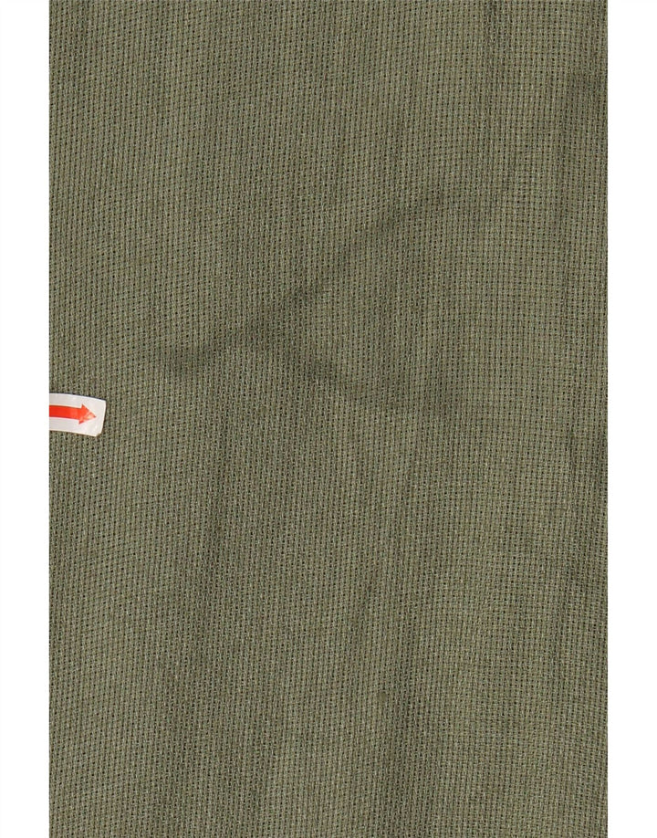 BANANREPUBLIK Herre Loose Fit kortærmet skjorte Medium Khaki Linen