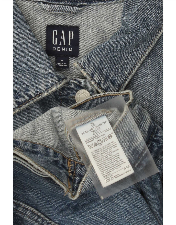Gap Dame denimjakke UK 18 XL Blå Bomuld