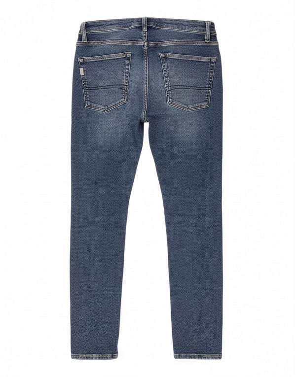 Superdry Travis Skinny Jeans til mænd W30 L32 blå bomuld