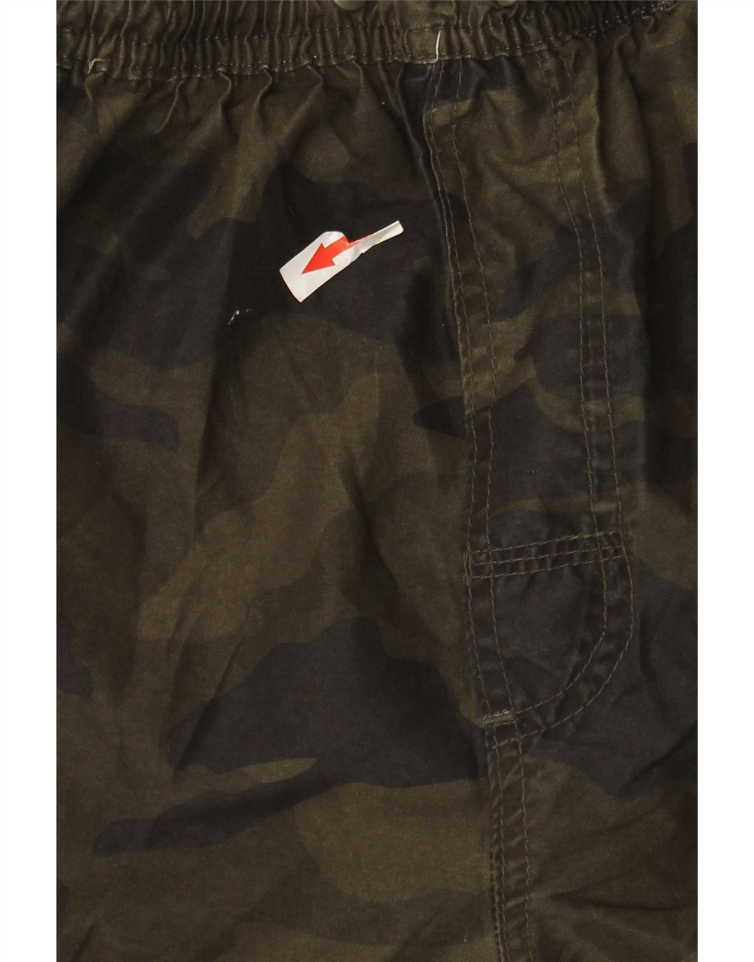 French Connection Badeshorts til mænd Small Green Camouflage Polyester