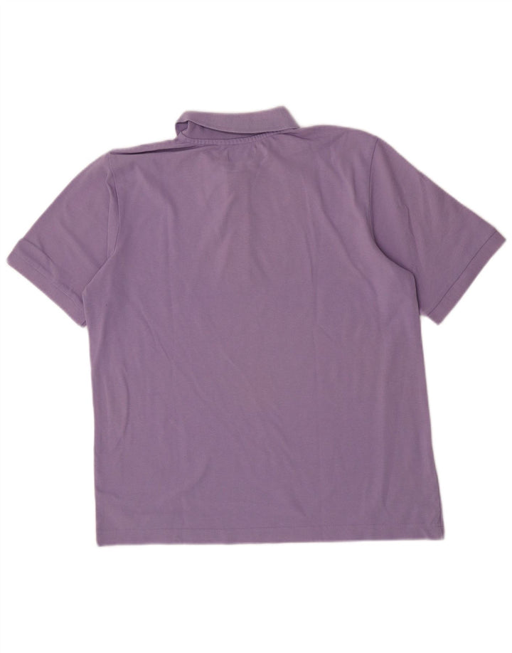 Kappa herre poloshirt Medium lilla bomuld