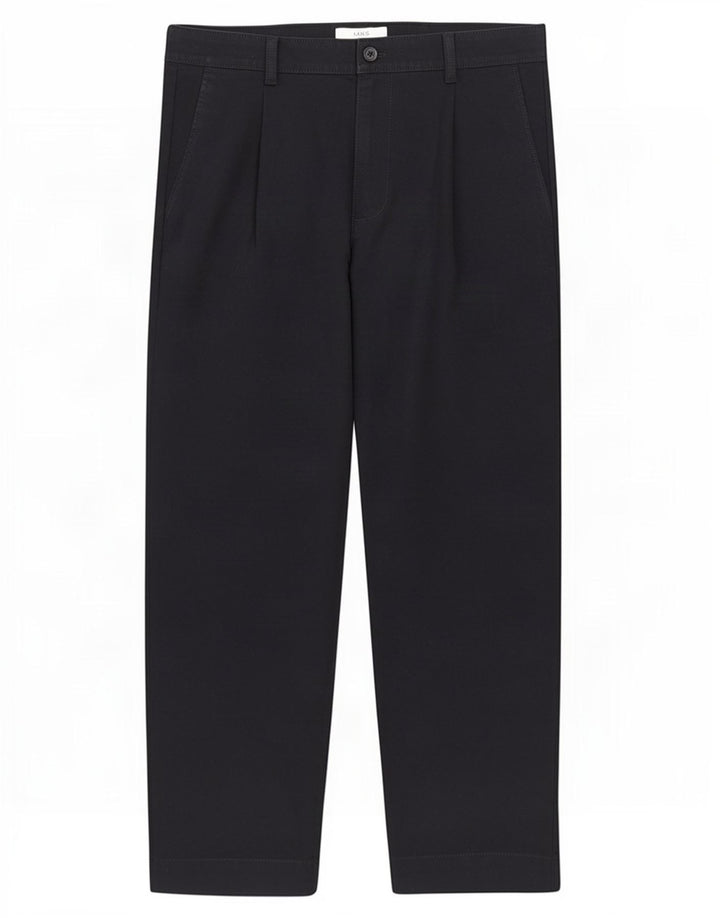 Marks & Spencer Herre Pegged Chino Bukser Medium W34 L29 Navy Blue