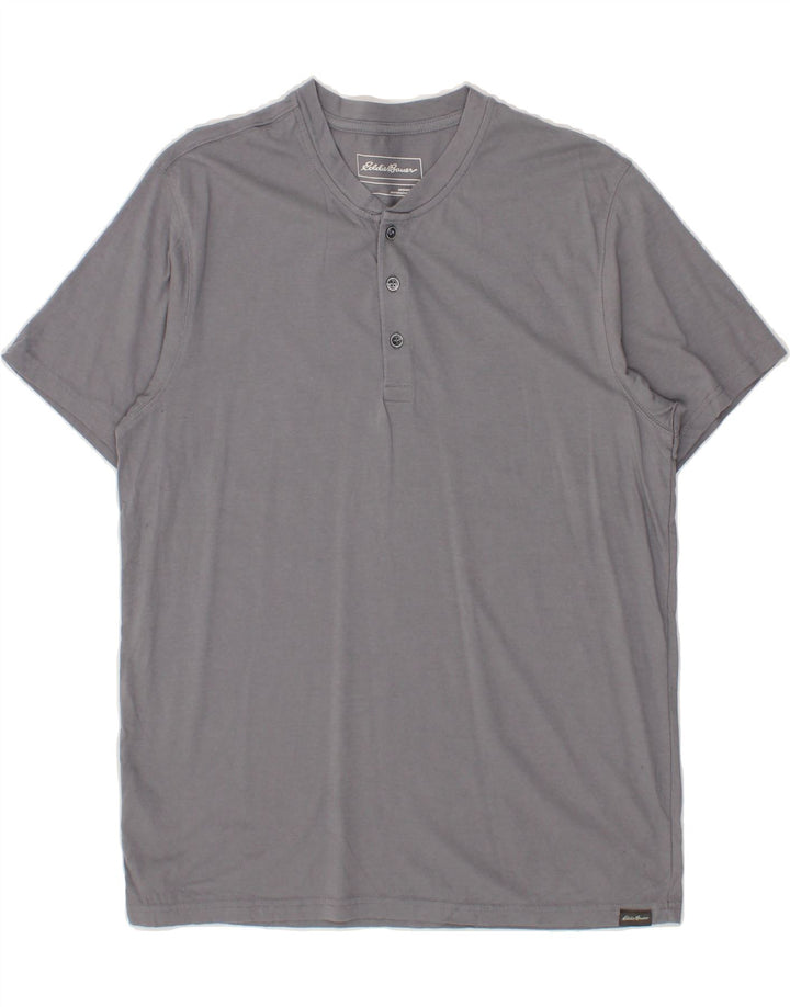EDDIE BAUER Mens T-Shirt Top Medium Grey Cotton Vintage Eddie Bauer and Second-Hand Eddie Bauer from Messina Hembry 